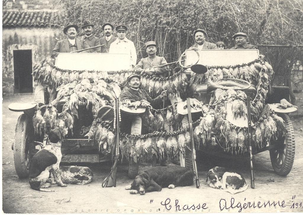 UNE PARTIE DE CHASSE EN 1918 A SAIDA.JPG